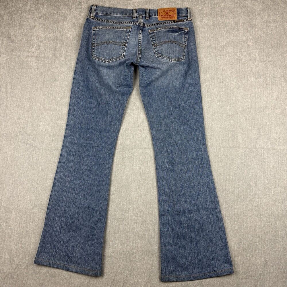 Lucky Brand Dungarees by Gene Montesano Women’s 0/25 USA Made Bootcut - Picture 2 of 10